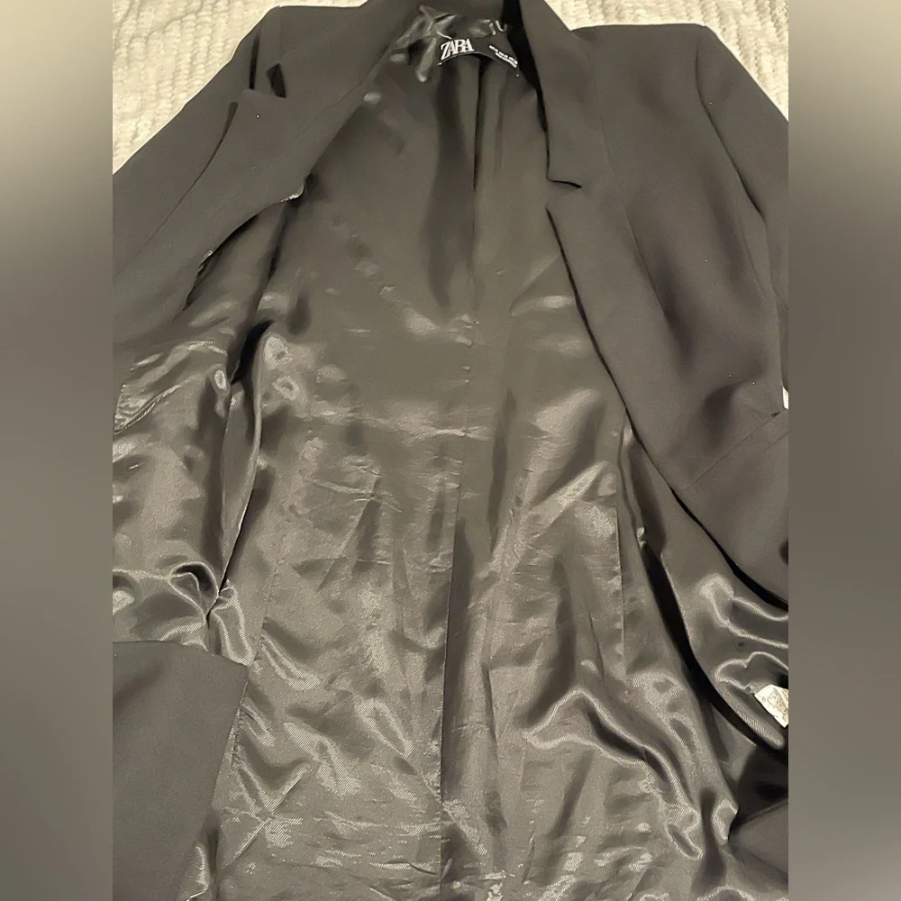 Zara Black Women's Coat Sz XS - Picture 4 of 5